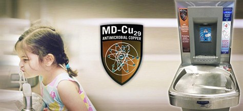 MD-Cu29 Antimicrobial Copper badge